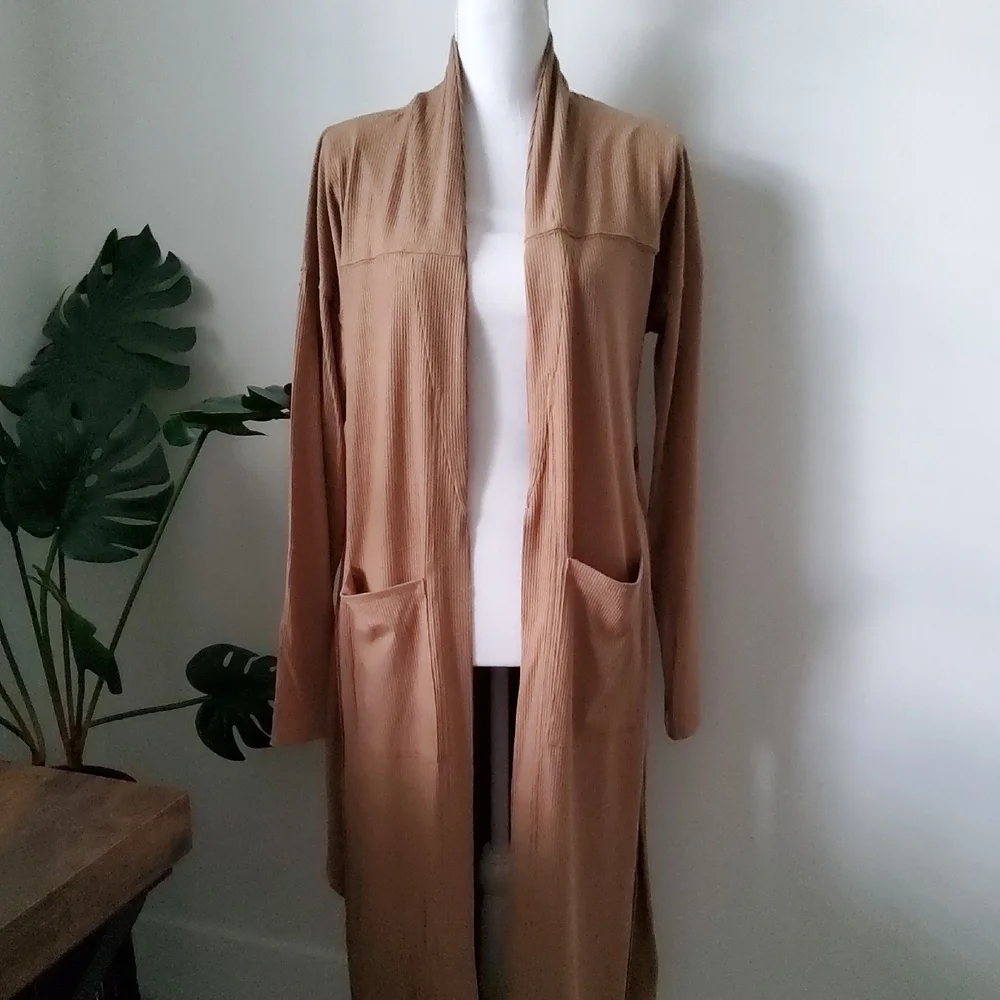 Dance & Marvel Long Ribbed Cardigan